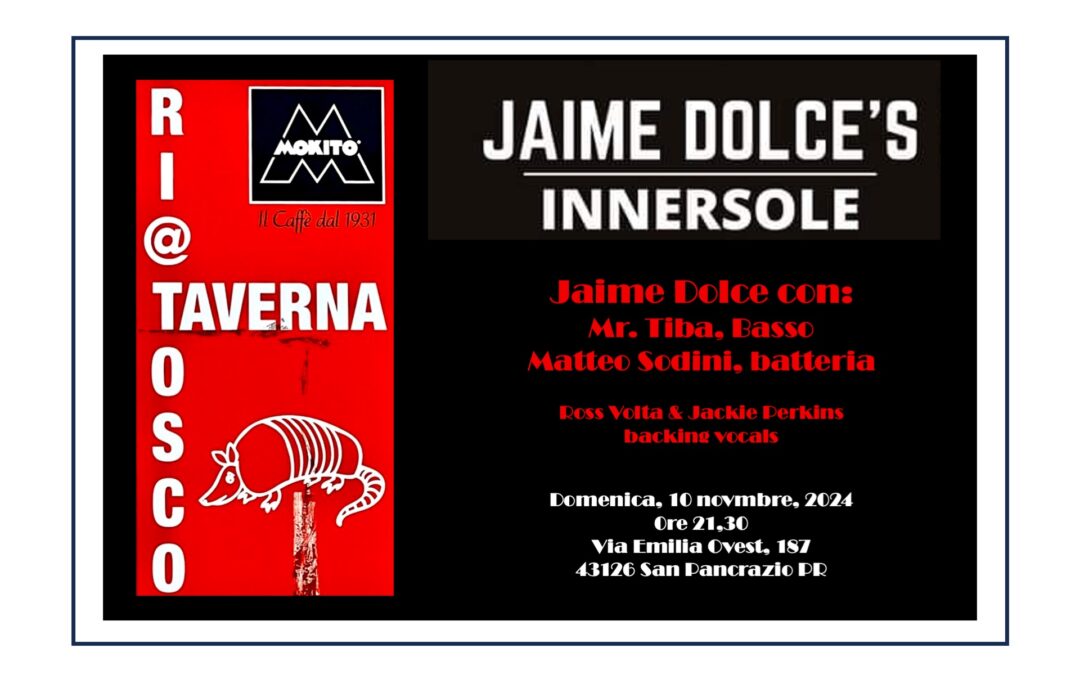 Serata Musicale Jaime Dolce’s InnerSole